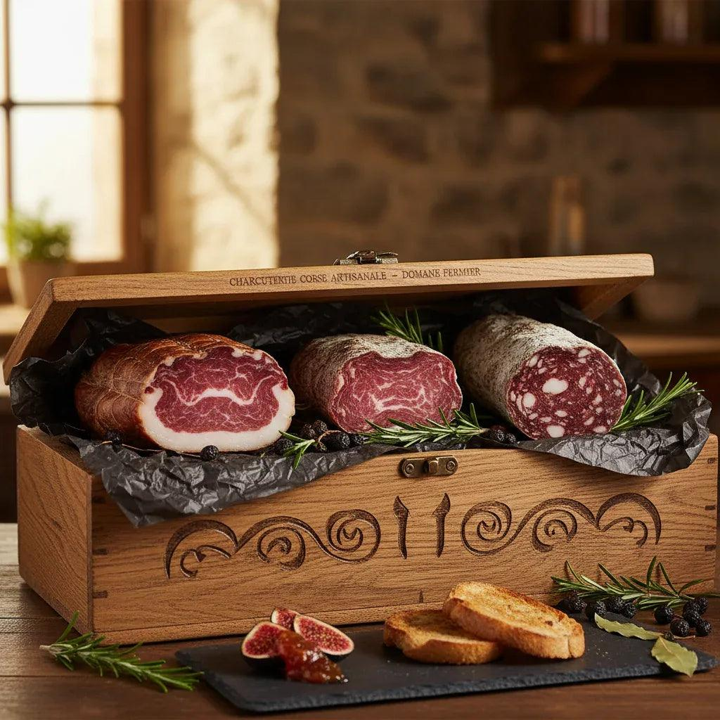 Coffret Prestige - Charcuteries Corses d'Exception - Le Goût de la Corse