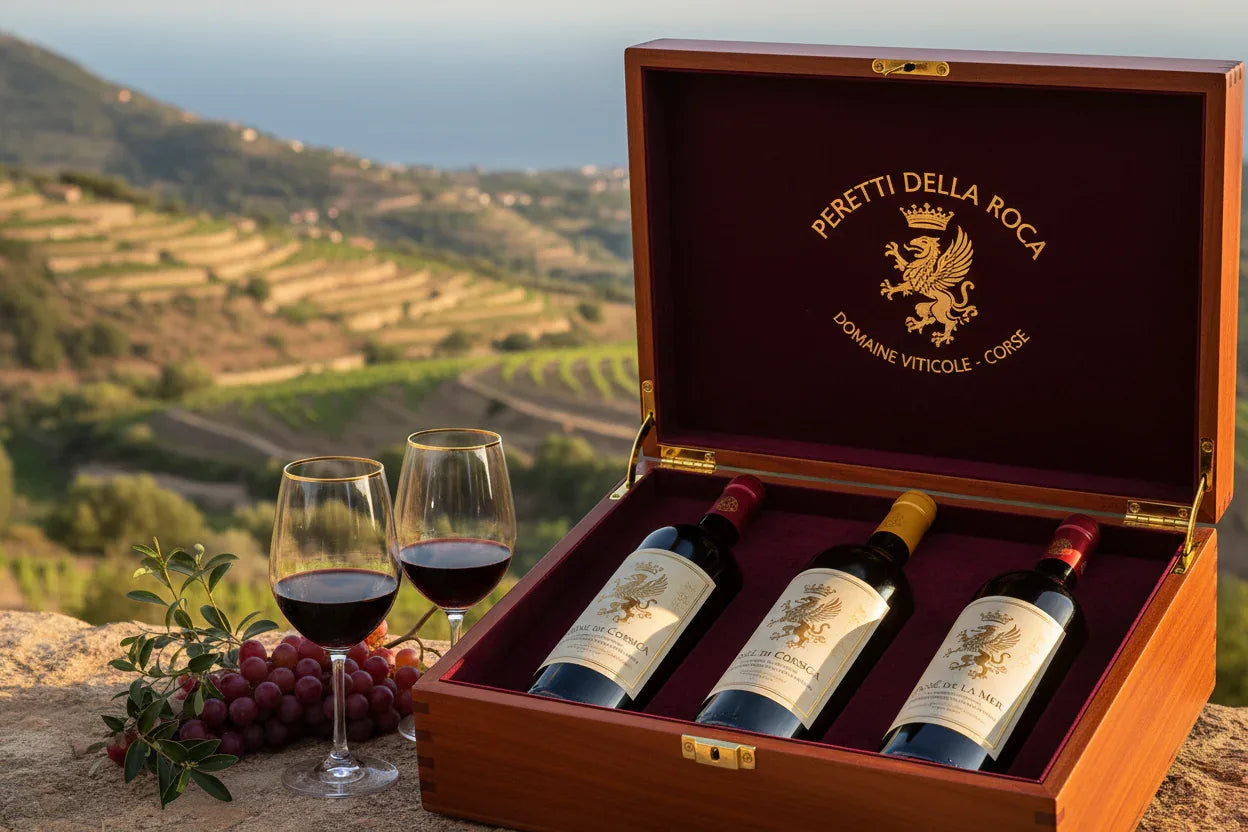 Coffret Prestige – 3 Vins Peretti Della Roca - Le Goût de la Corse